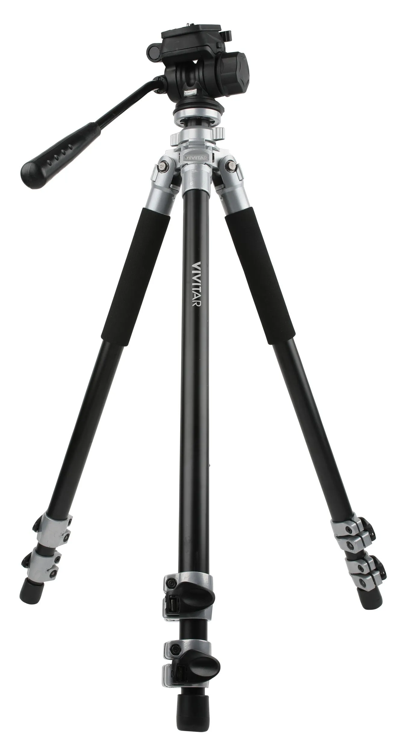 Vivitar Cinema 71 Inch Aluminum Alloy Tripod 360° Fluid Head with Pan Tilt