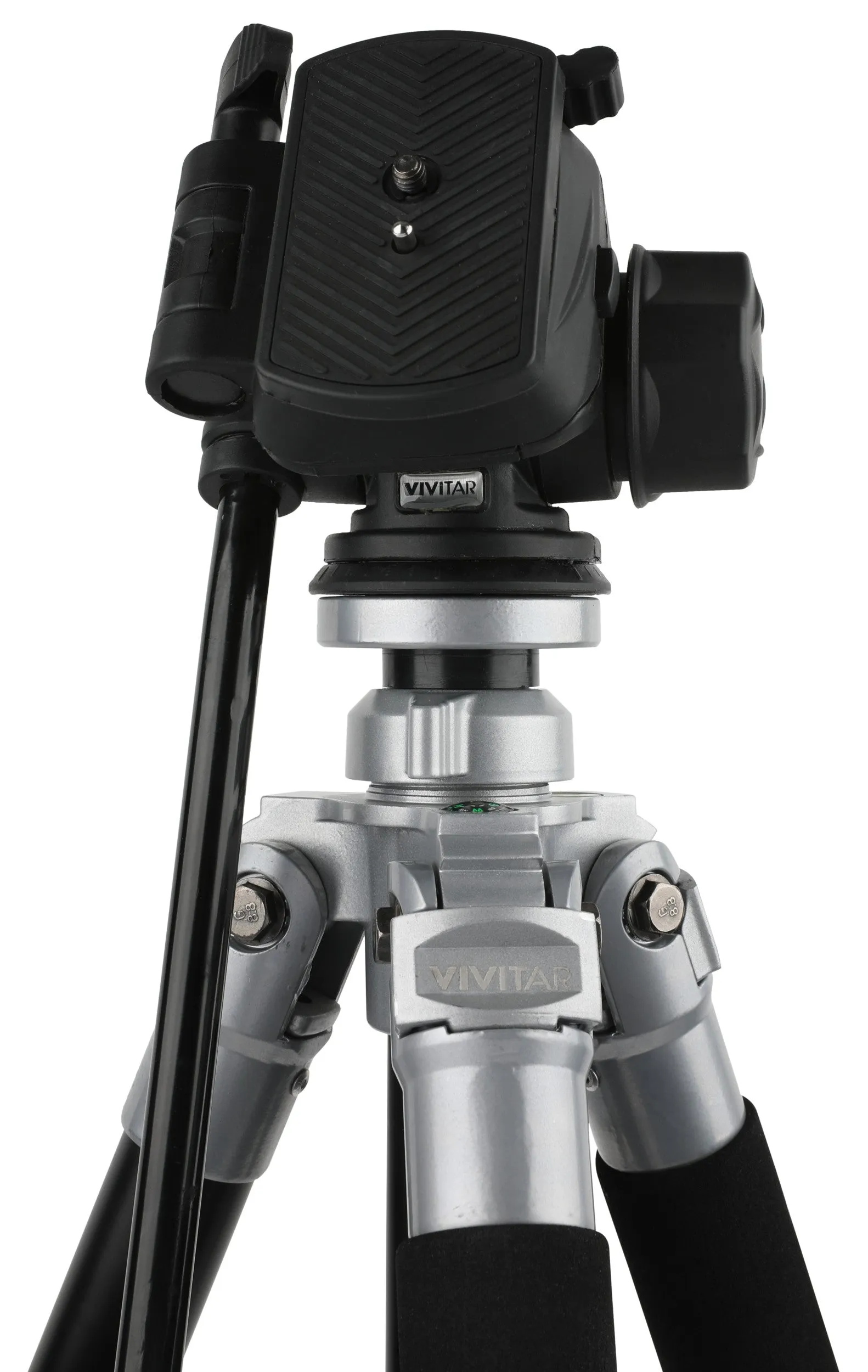 Vivitar Cinema 71 Inch Aluminum Alloy Tripod 360° Fluid Head with Pan Tilt