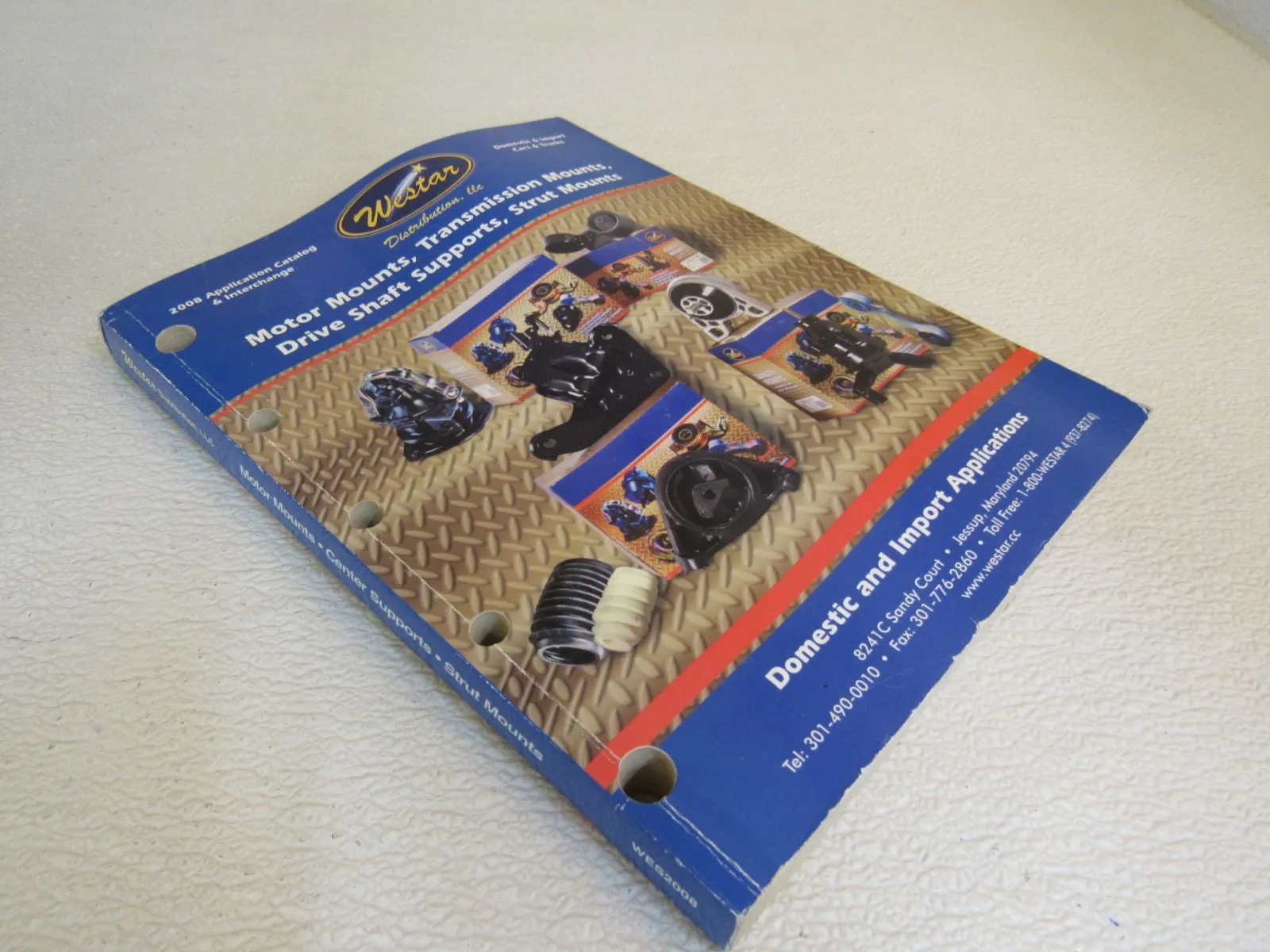 Westar Industries Inc 2008 Application Catalog & Intercharge Automotive WES2008 -- Used