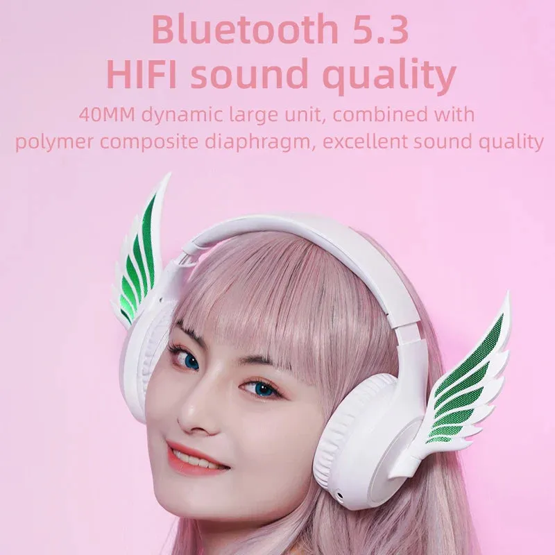 Winged LED Wireless Headphones