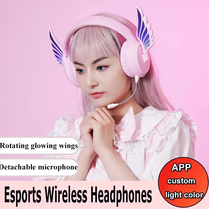 Winged LED Wireless Headphones